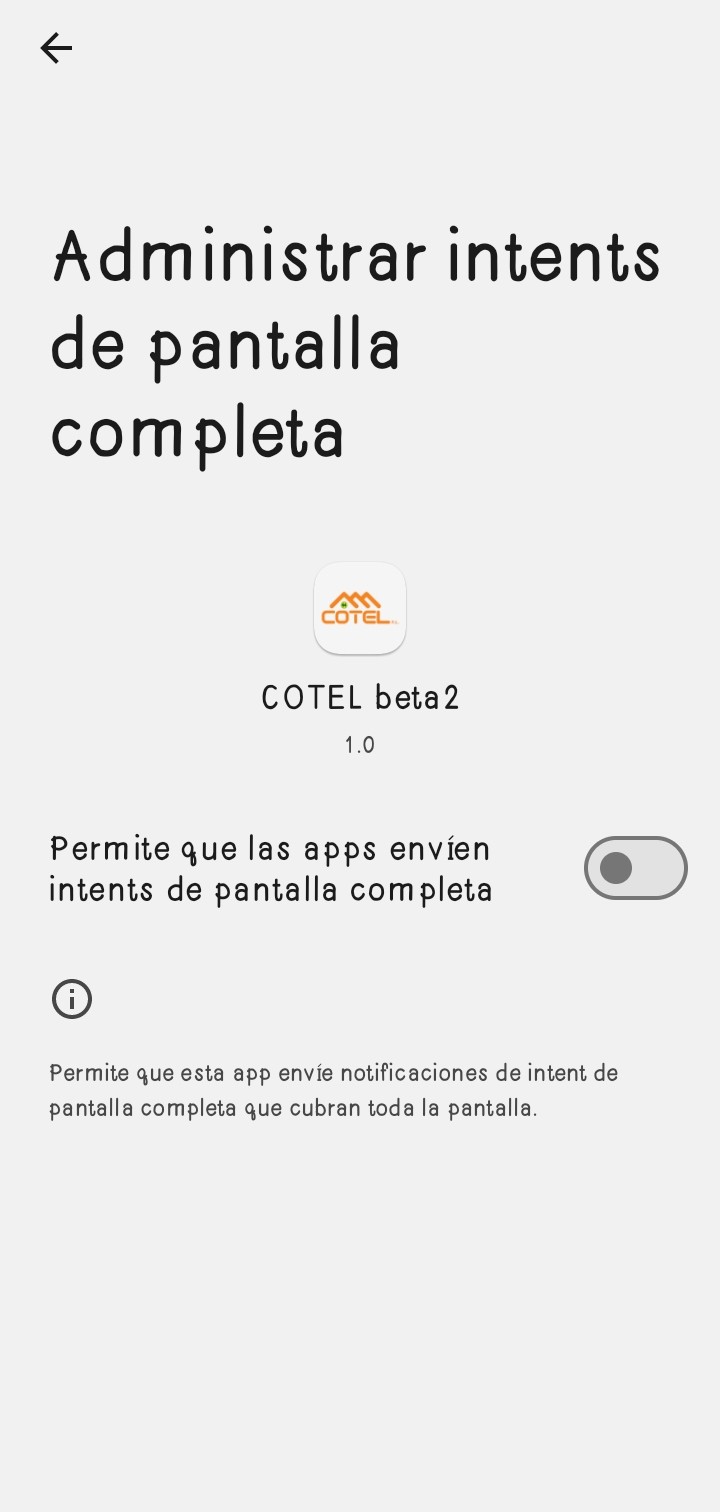 Paso 11 - Intents de pantalla completa
